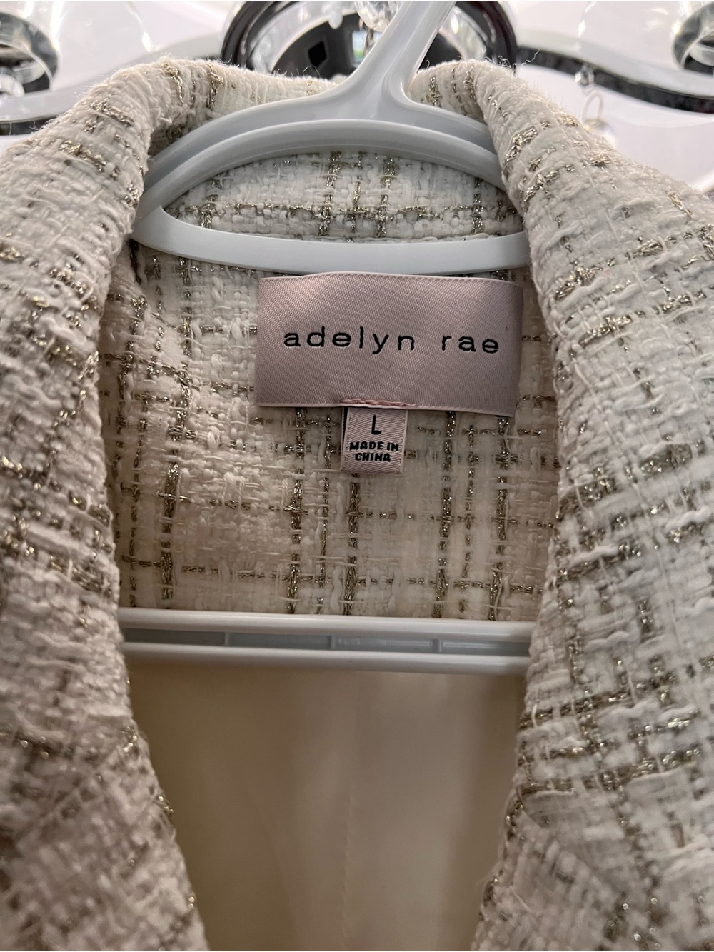 Adelyn Rae - Plaid Tweed Blazer Dress - Picture 4 of 4